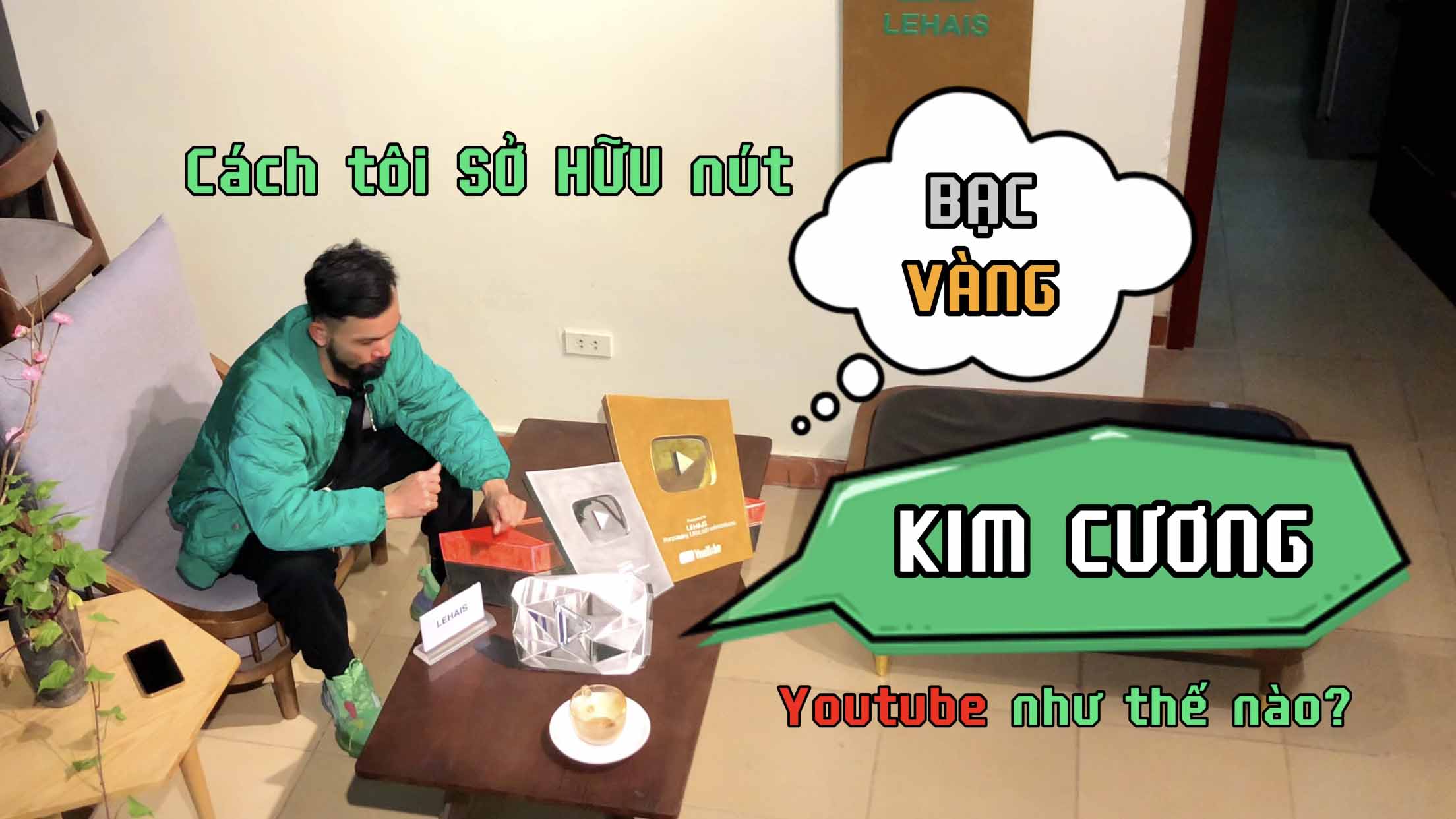 Cách tôi SỞ HƯU nút BẠC, VÀNG và KIM CƯƠNG YouTube như thế nào?