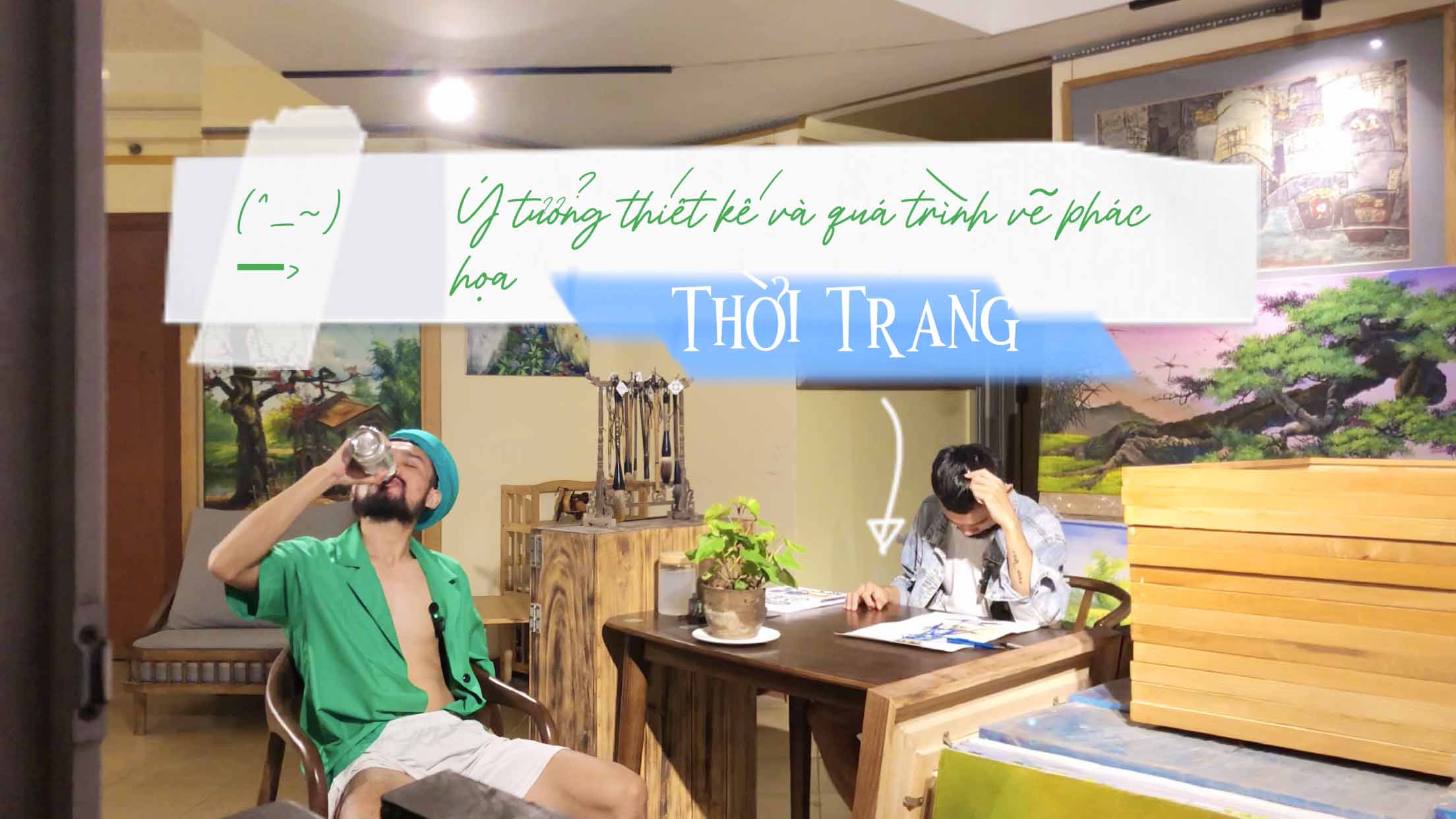 Ý tưởng thiết kế và quá trình vẽ phác họa Thời Trang