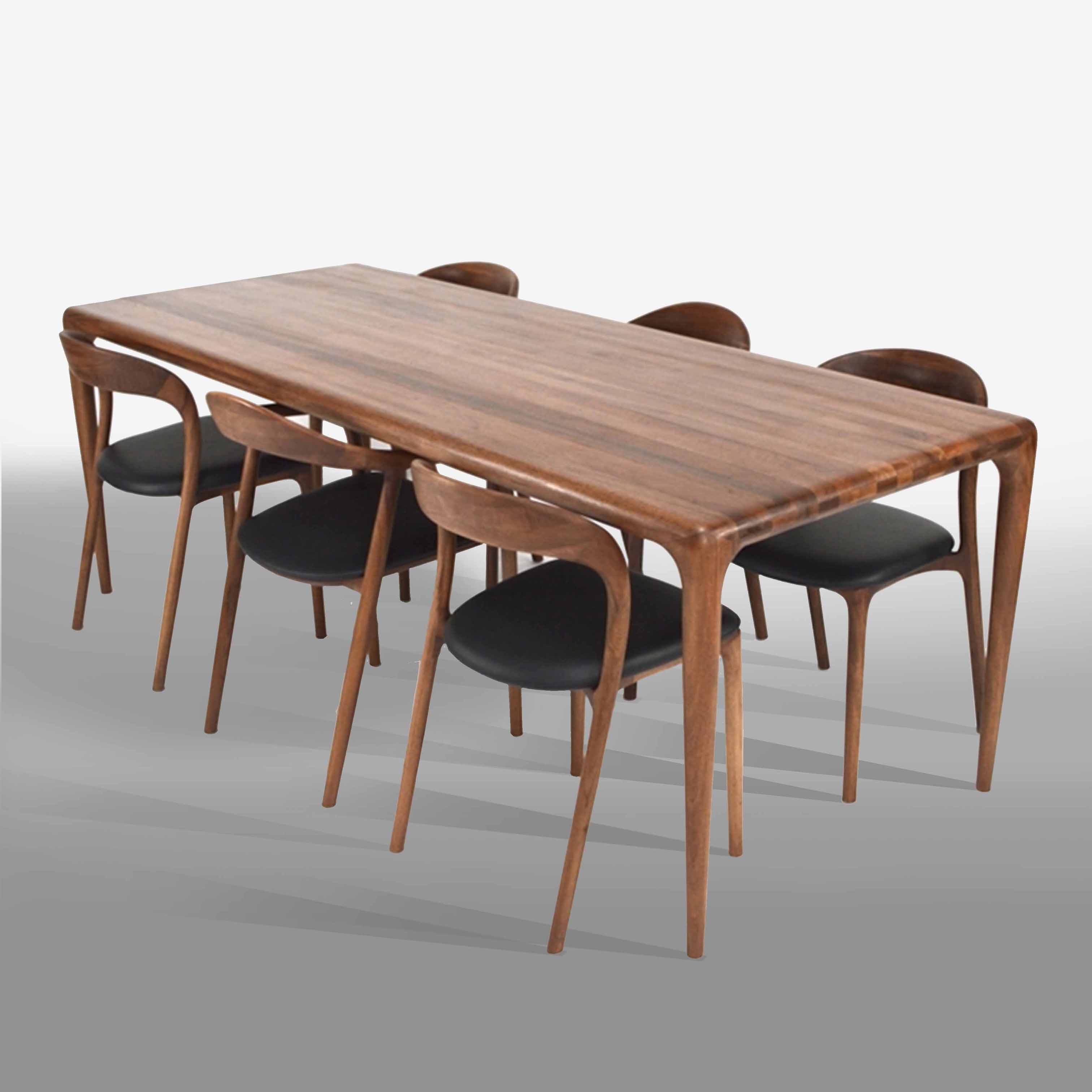 Mẫu bàn ghế gỗ phòng ăn được ưa chuộng nhất hiện nay