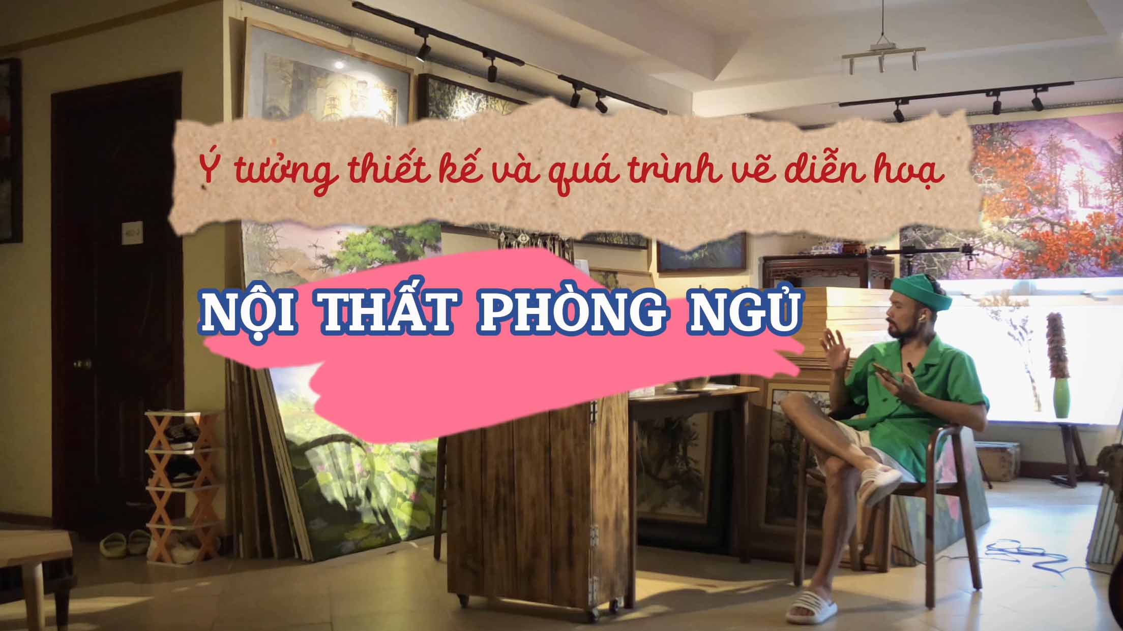 Ý tưởng thiết kế và quá trình vẽ diễn họa Nội Thất Phòng Ngủ